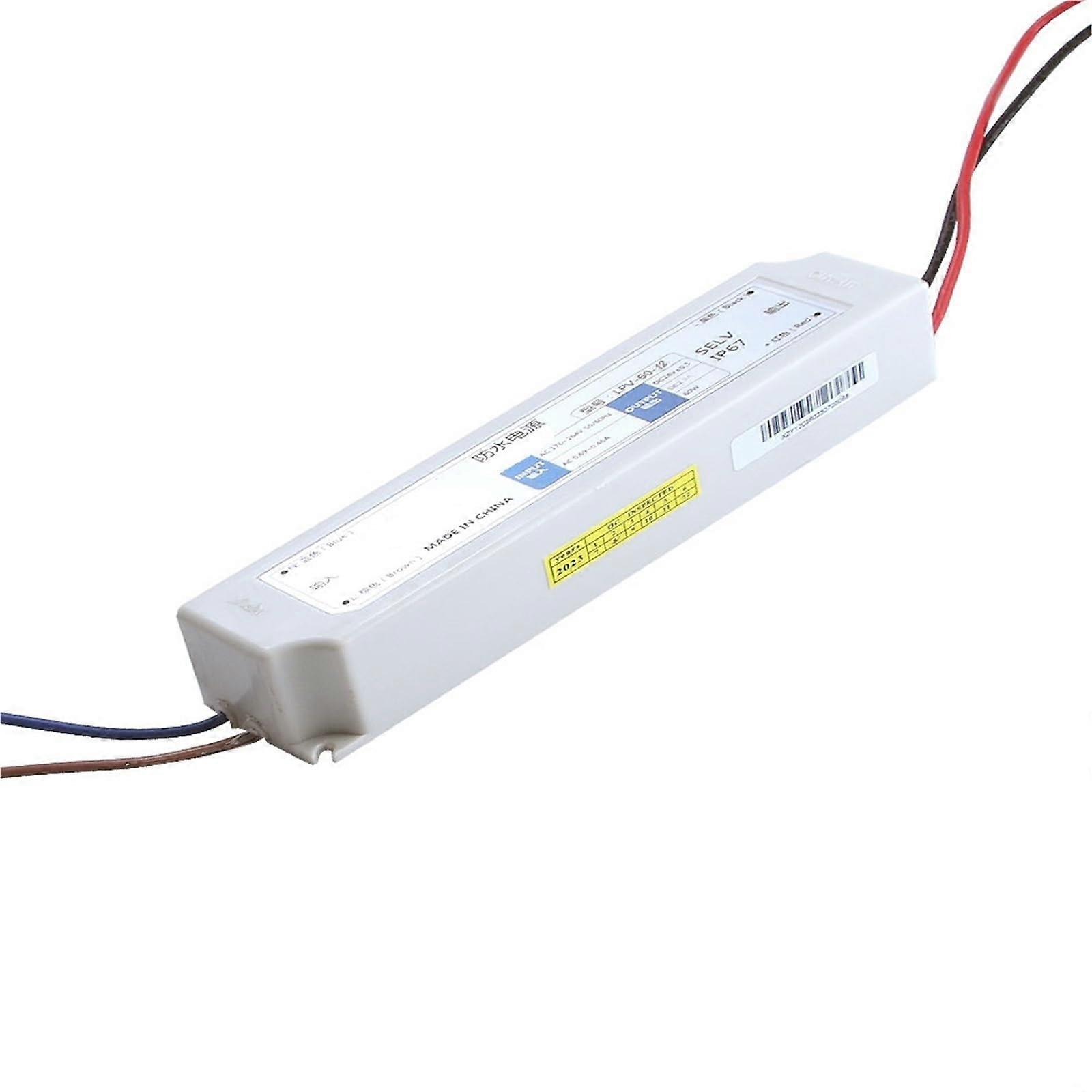 12V 60W IP67 Switching Power Supply with Stable Voltage Output for Home RV and Solar Systems