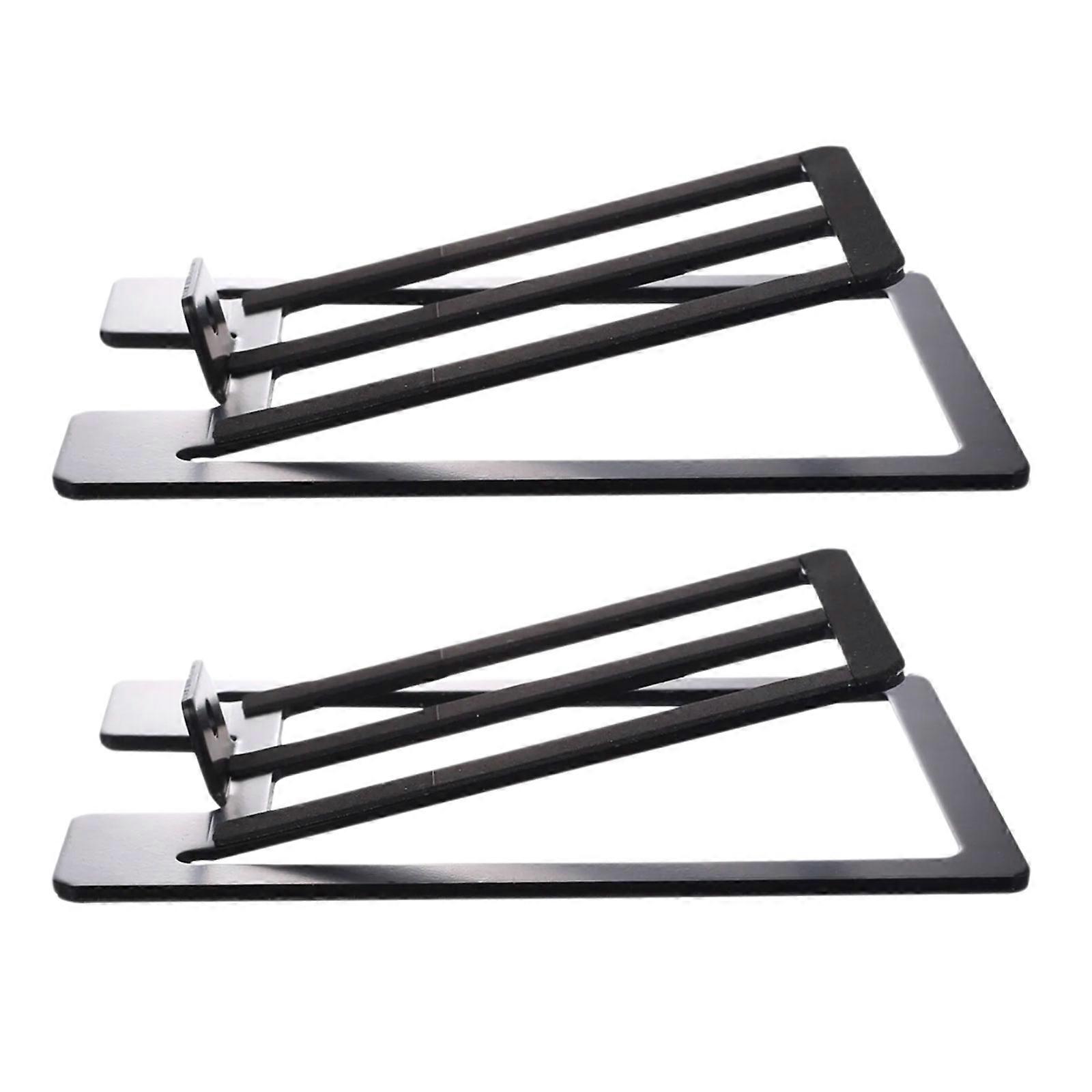 Sturdy Metal Desktop Speaker Stand with Wide Compatibility Easy Installation Adjustable Angle Nonslip Base Multicolor