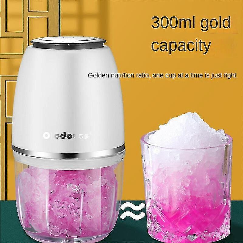 Ice Crusher Household Shaved Ice Machine Electric Smoothie Machine Ice Machine Automatic Ice Press Machine Crushed Smoothie
