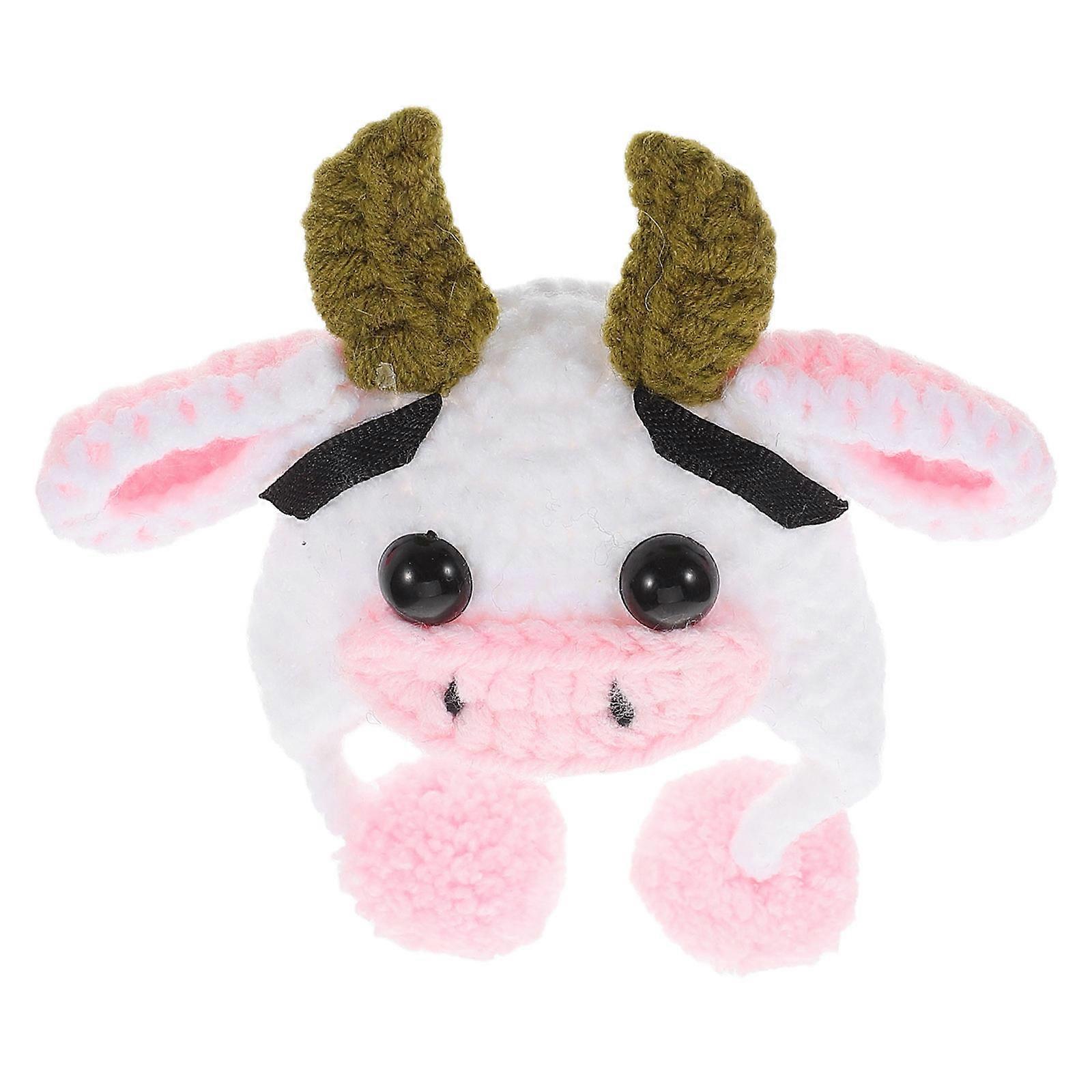 Miniature Doll Hat Woolen for Doll Tiny Knitted Craft Accessory