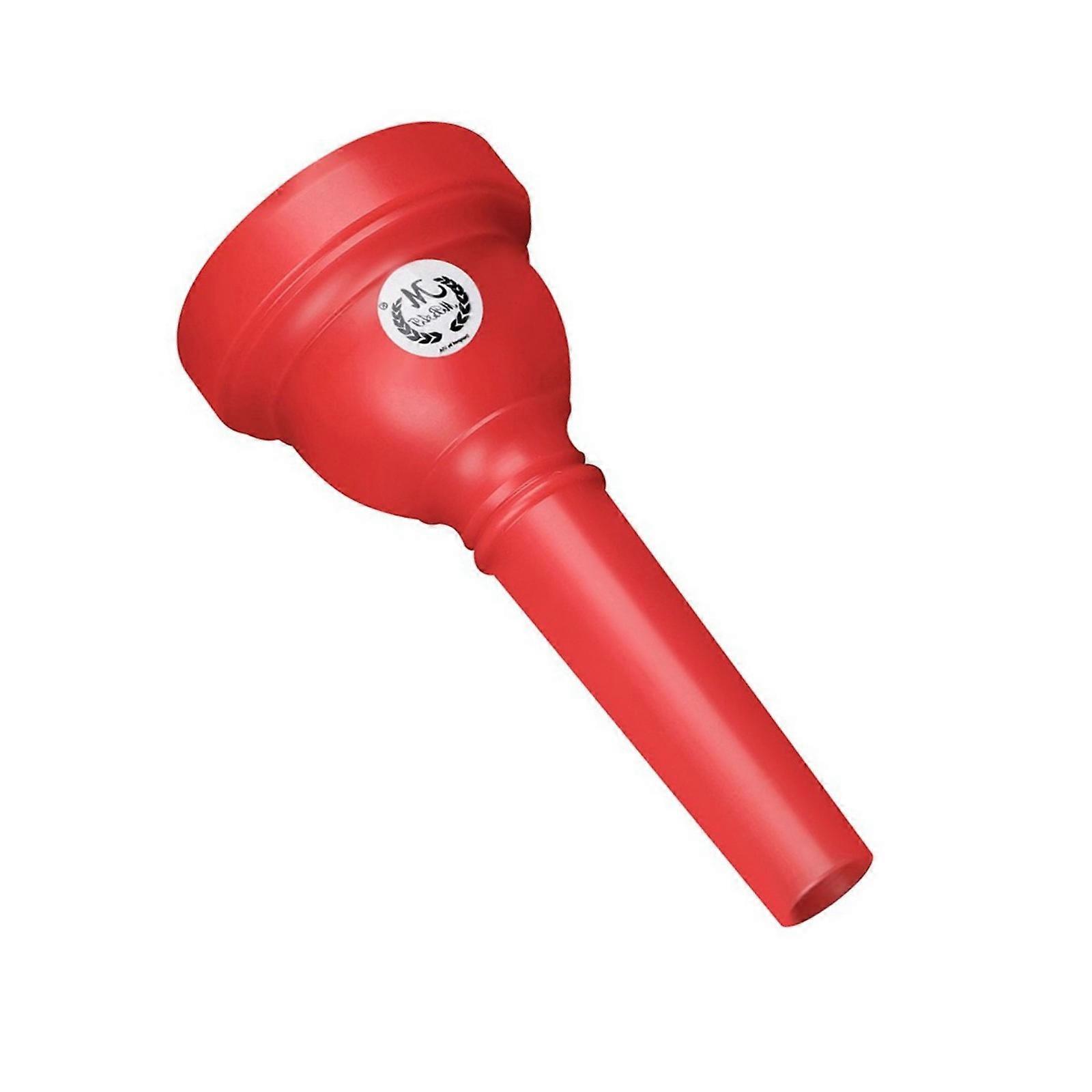 Comfortable Trombone Mouthpiece Trombone Accessories for Beginner Trombone Musicians Using ABS Texture for Practice  Red