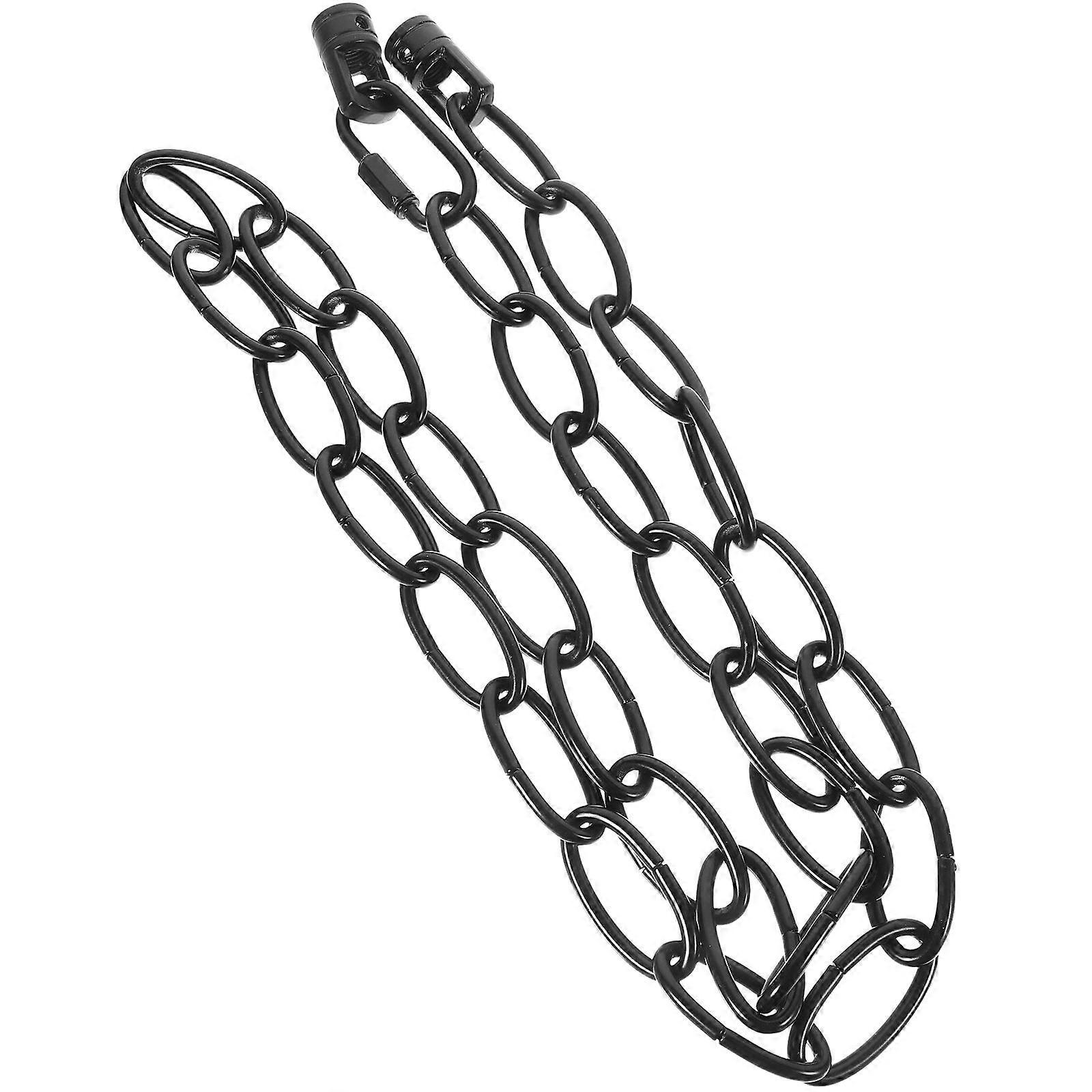 Light Chain Hanging Chain Lamp Kitchen Metal Black for Connection 1Set