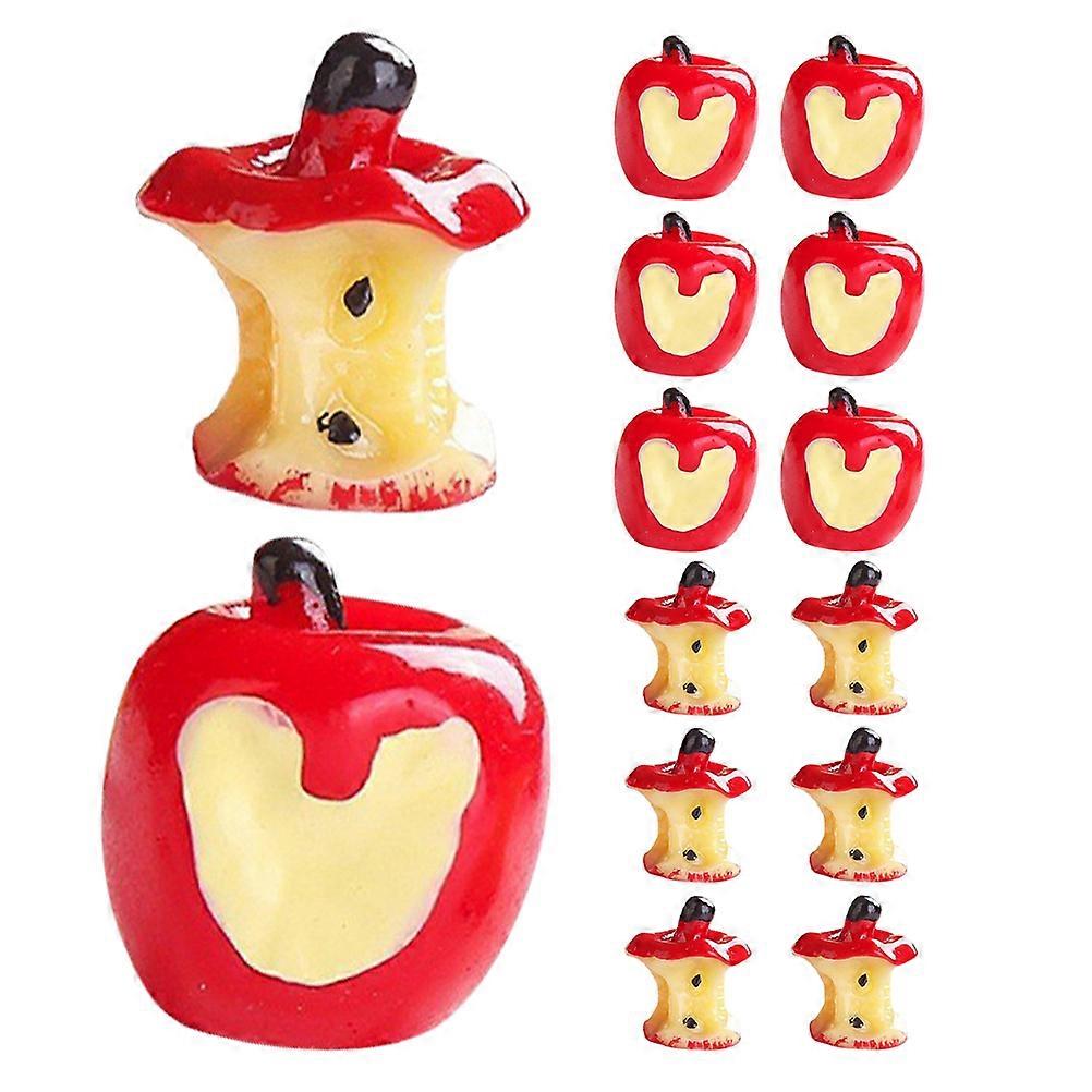 Miniature Artificial Red Apples Model for Decor 20Pcs Collection