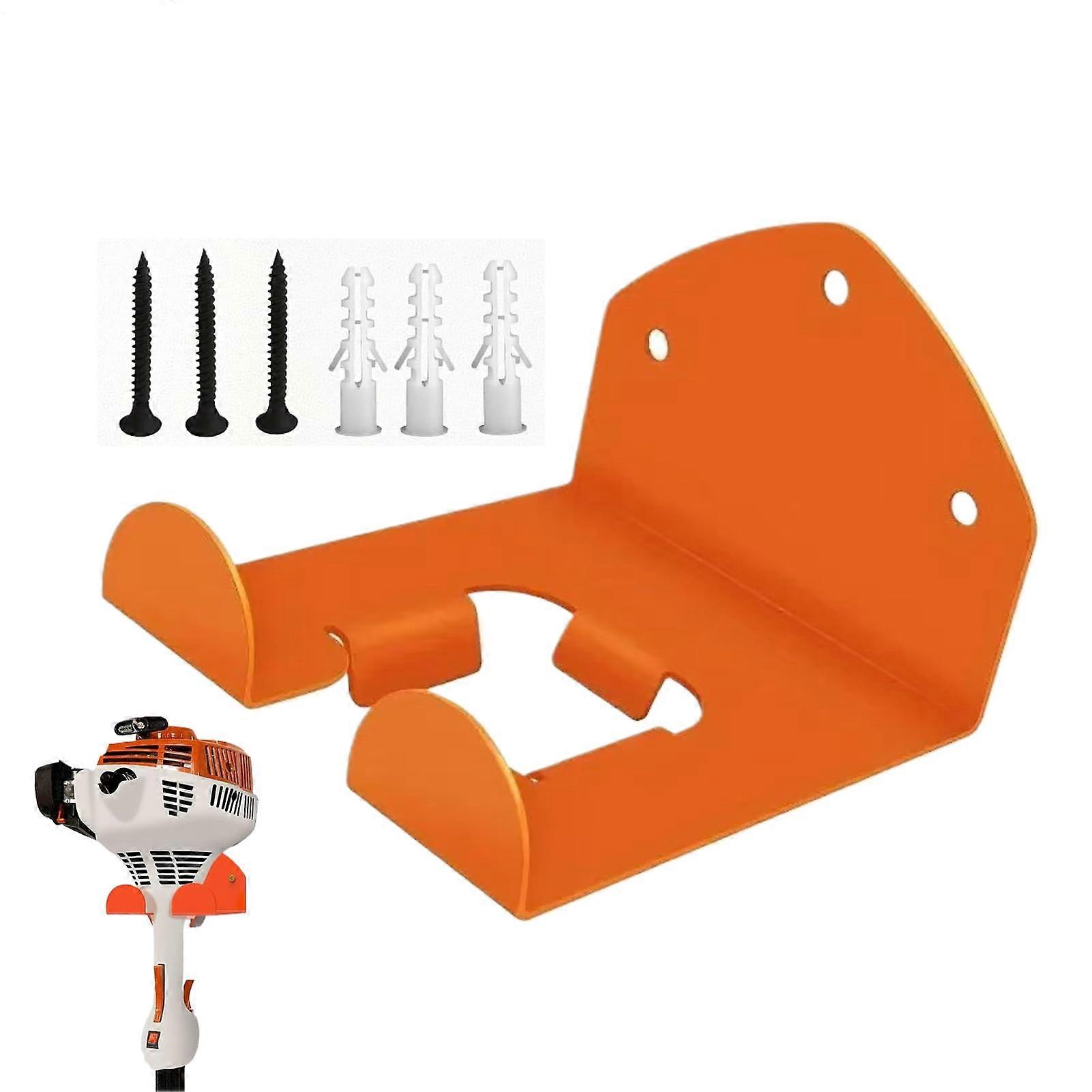 Wall Mounted Tool Holder with Rust Resistant Garage Storage Hooks for Space Saving Garden Organization