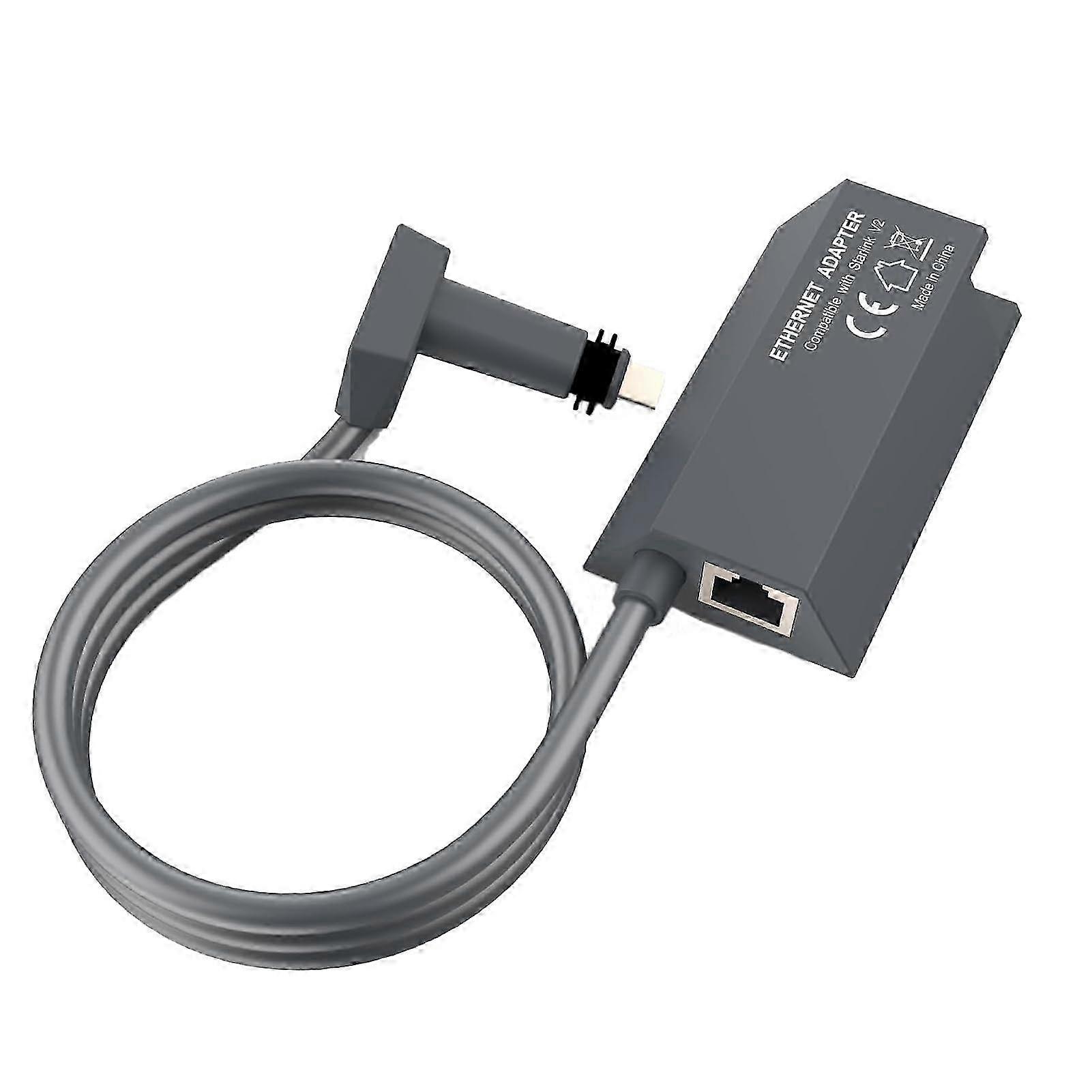 Original Ethernet Adapter for V2 Satellite Internet Rectangular Dish, Plug and Play Stable Network Adapter 26-27s