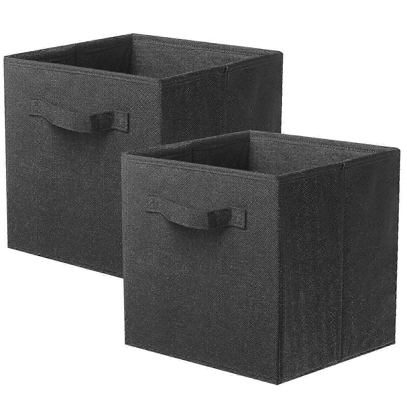2026 Foldable Fabric Storage Cubes and Organizer for Closet, 2 Pack