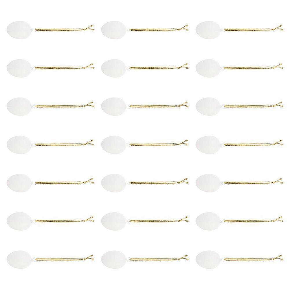 25pcs Easter Egg Pendants Graffiti Egg Pigeon Egg Pendants Egg Shaped Pendants