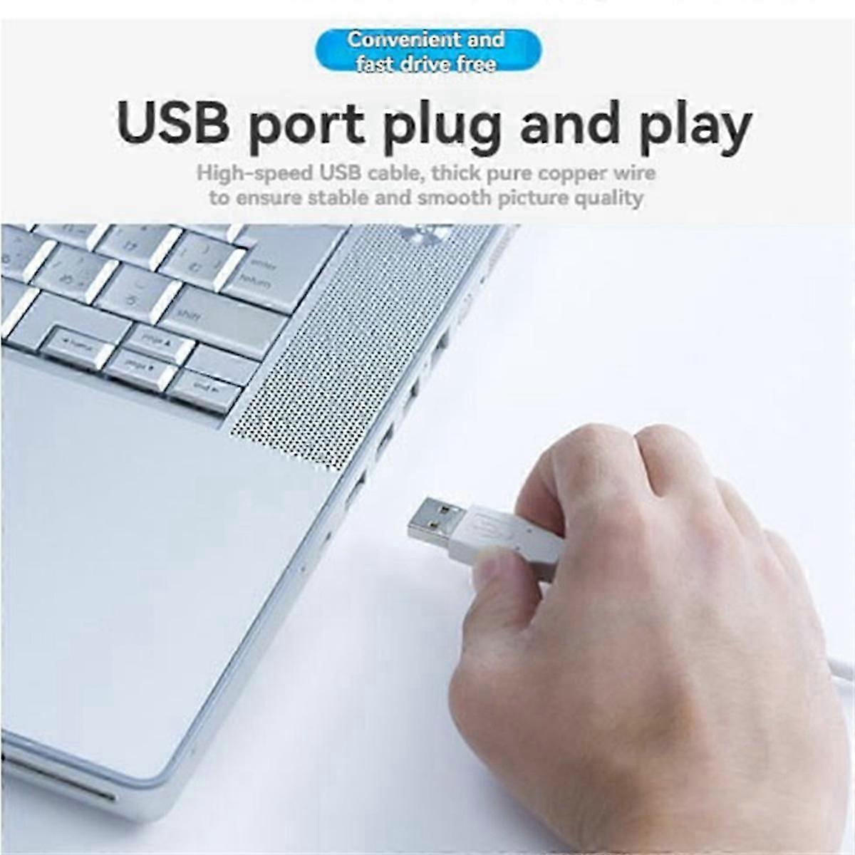 1080P HD Webcam Camera USB Webcam Focus Night Vision Computer Microphone Video Camera PC Accessories