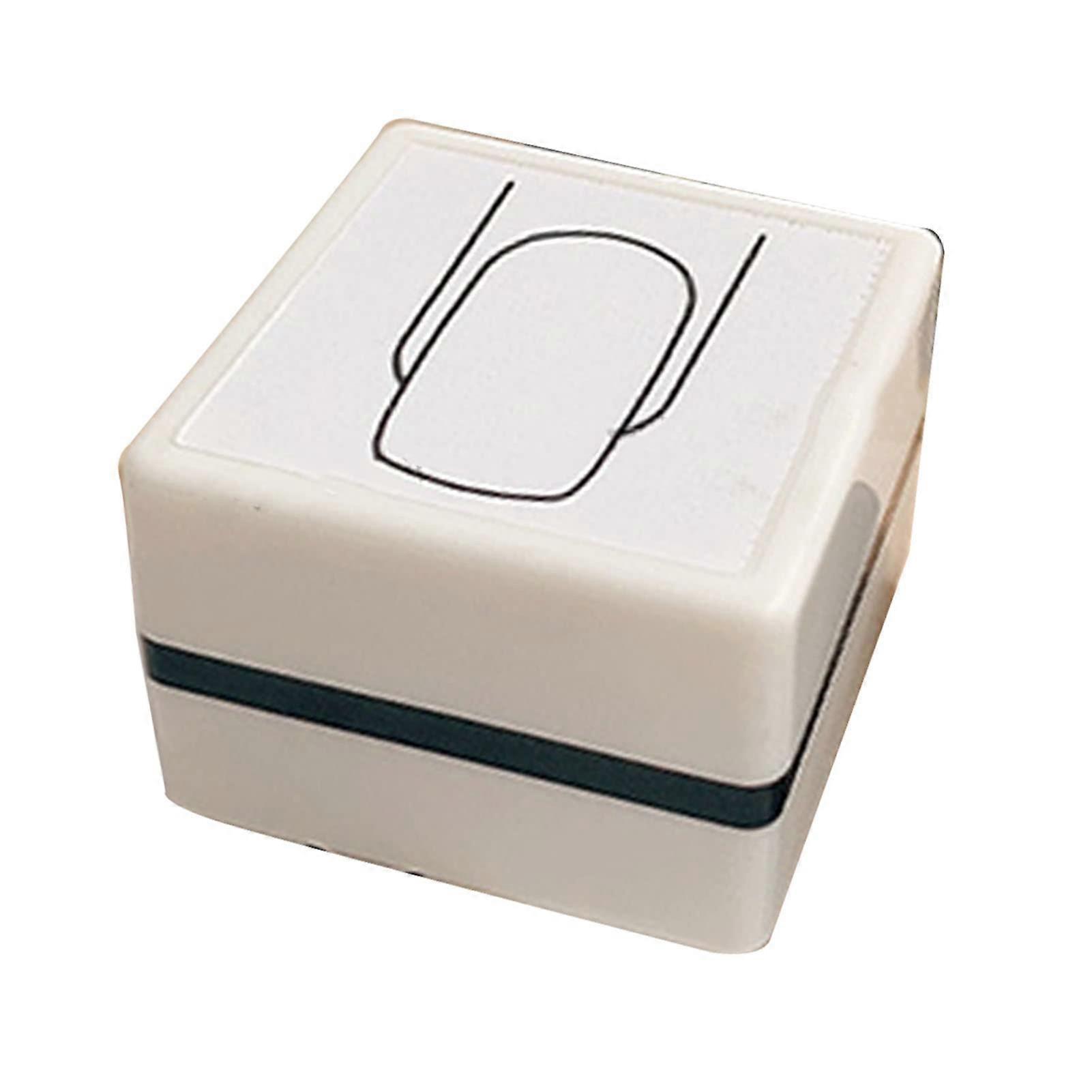 Clear Nail Art Practice Stamper for Consistent Nail Shapes DIY Square Nail Design Tool