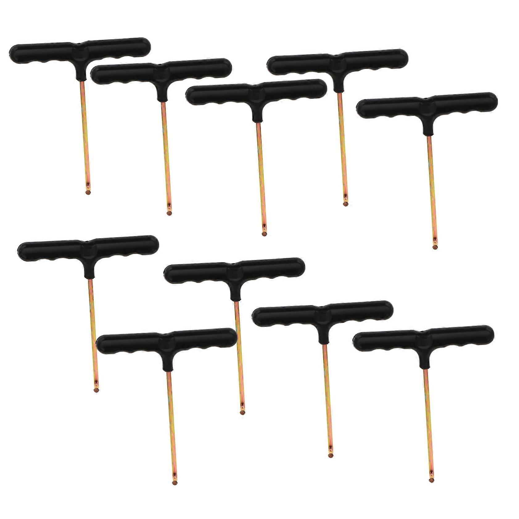 10pcs Trampoline Spring Pull Tool Set with Ergonomic Grip Handle for Easy Spring Installation