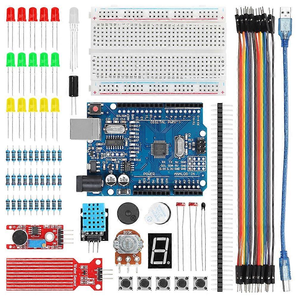 Arduino R3-Einsteigerset: Programmier-Bastelset mit vorprogrammierten Codes und Anleitung