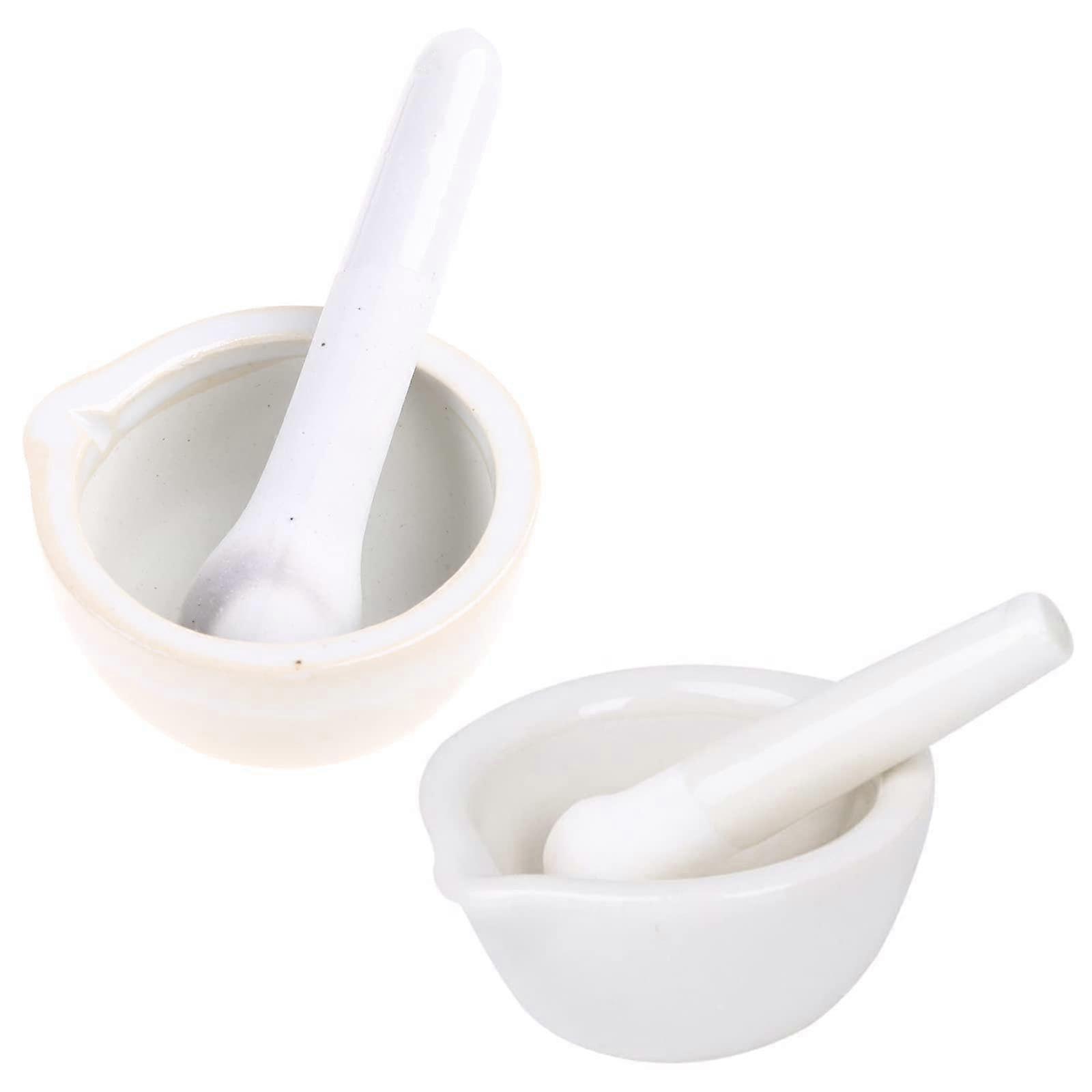 Marble Mortar and Pestle Small Size with Pouring Lip for Precise Spice Grinding Kitchen Use