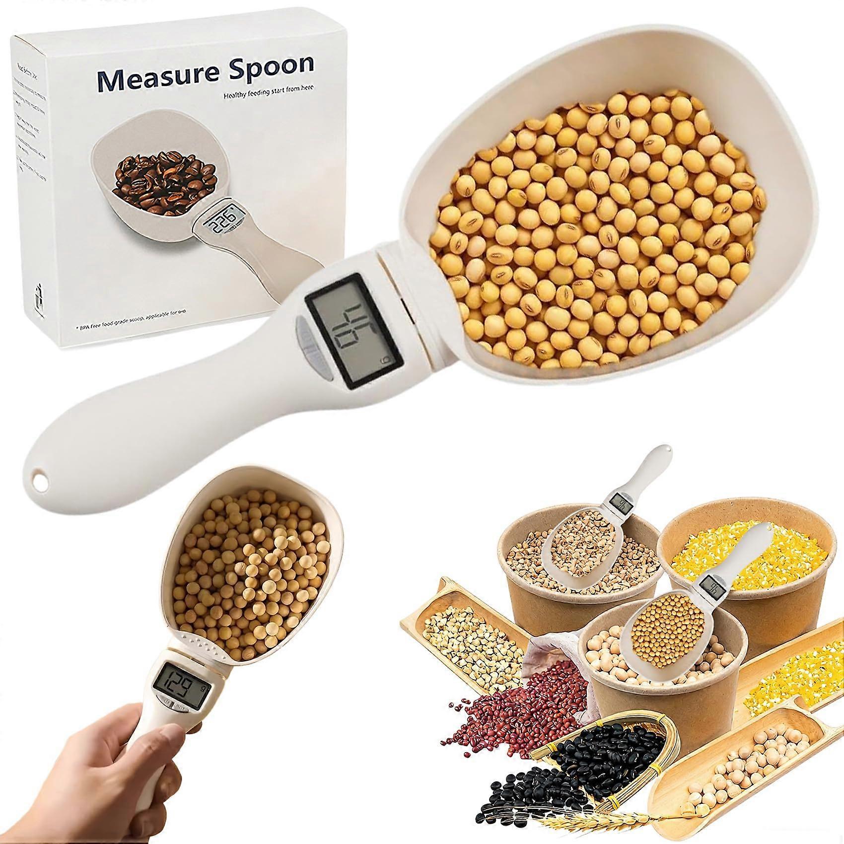 Digital Measuring Spoon with LCD Display, Precision Sensor, 5 Units, for Baking, Coffee, 1 Pcs