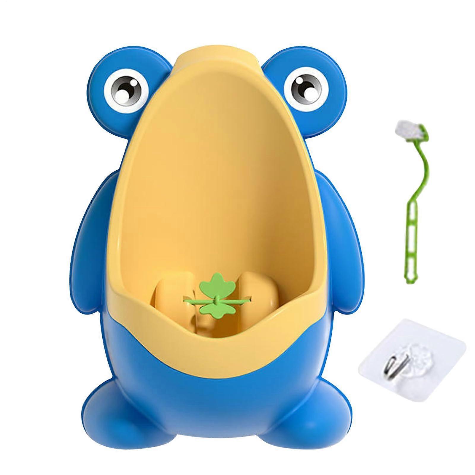 Kids Potty Training Urinal with Interactive Frog Design and Windmill Target, LeakProof Easy Clean