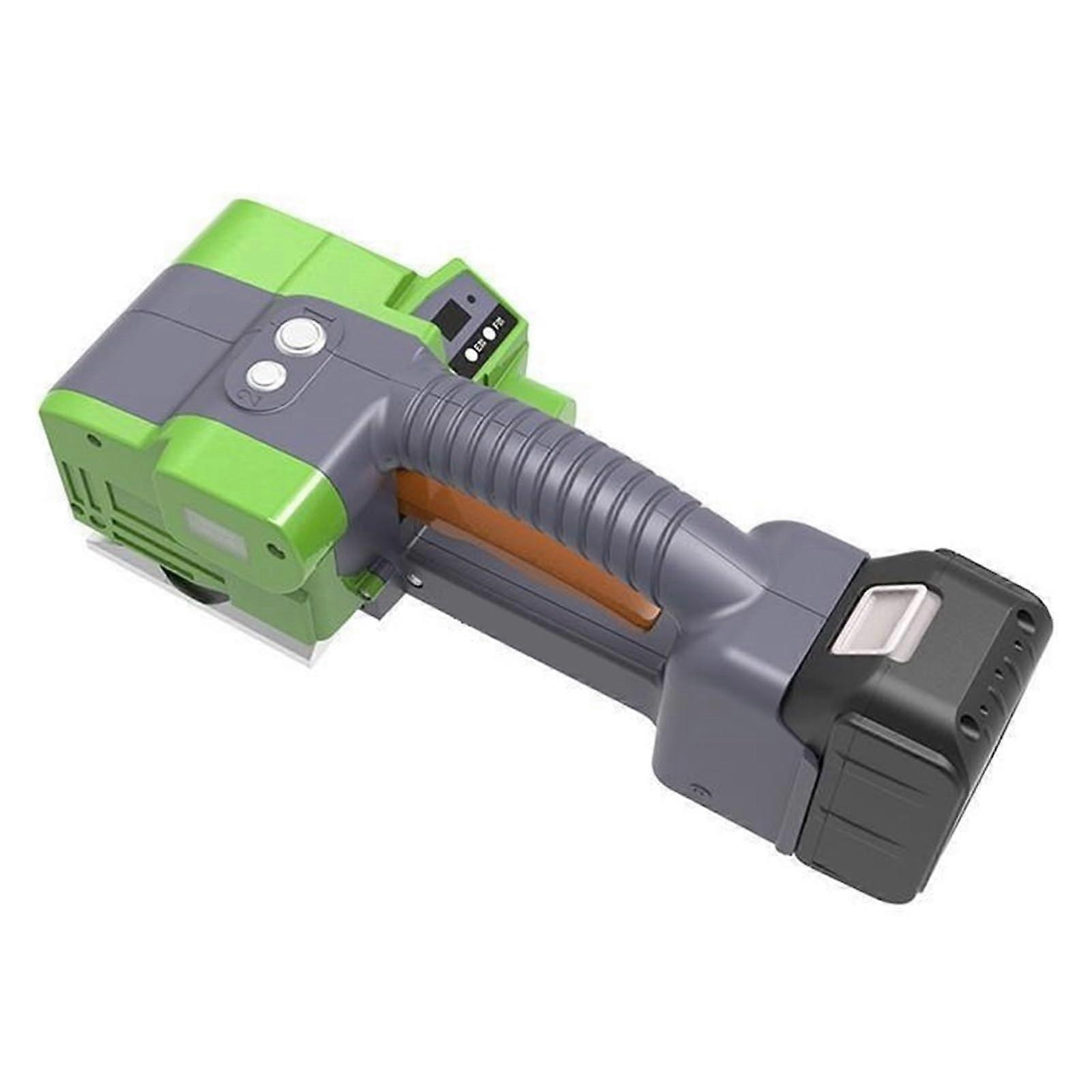 Electric Strapping Machine with Digital Display, Battery Powered Tool for PP and PET Belts