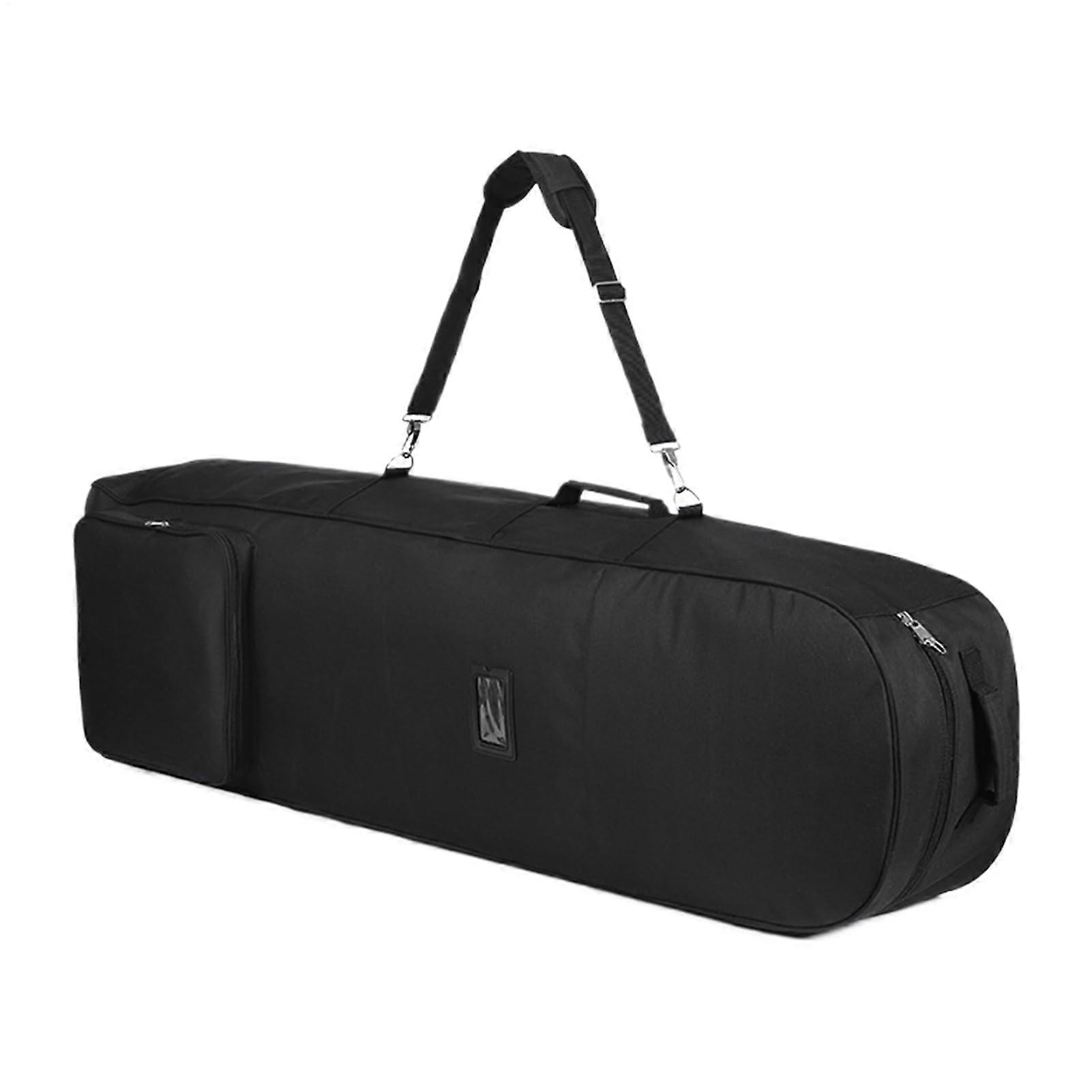 Waterproof Golf Travel Bag with Wheels, Large Capacity Foldable Case with Separate Shoe Compartment