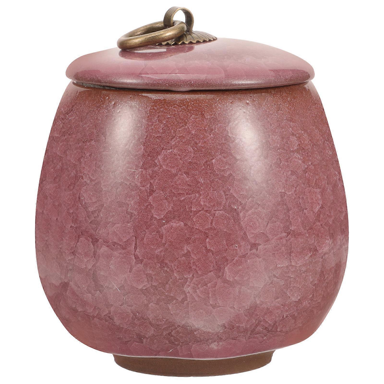 Dog Ashes Urn Small Cremation Urn for Storage 1 Piece Ceramic