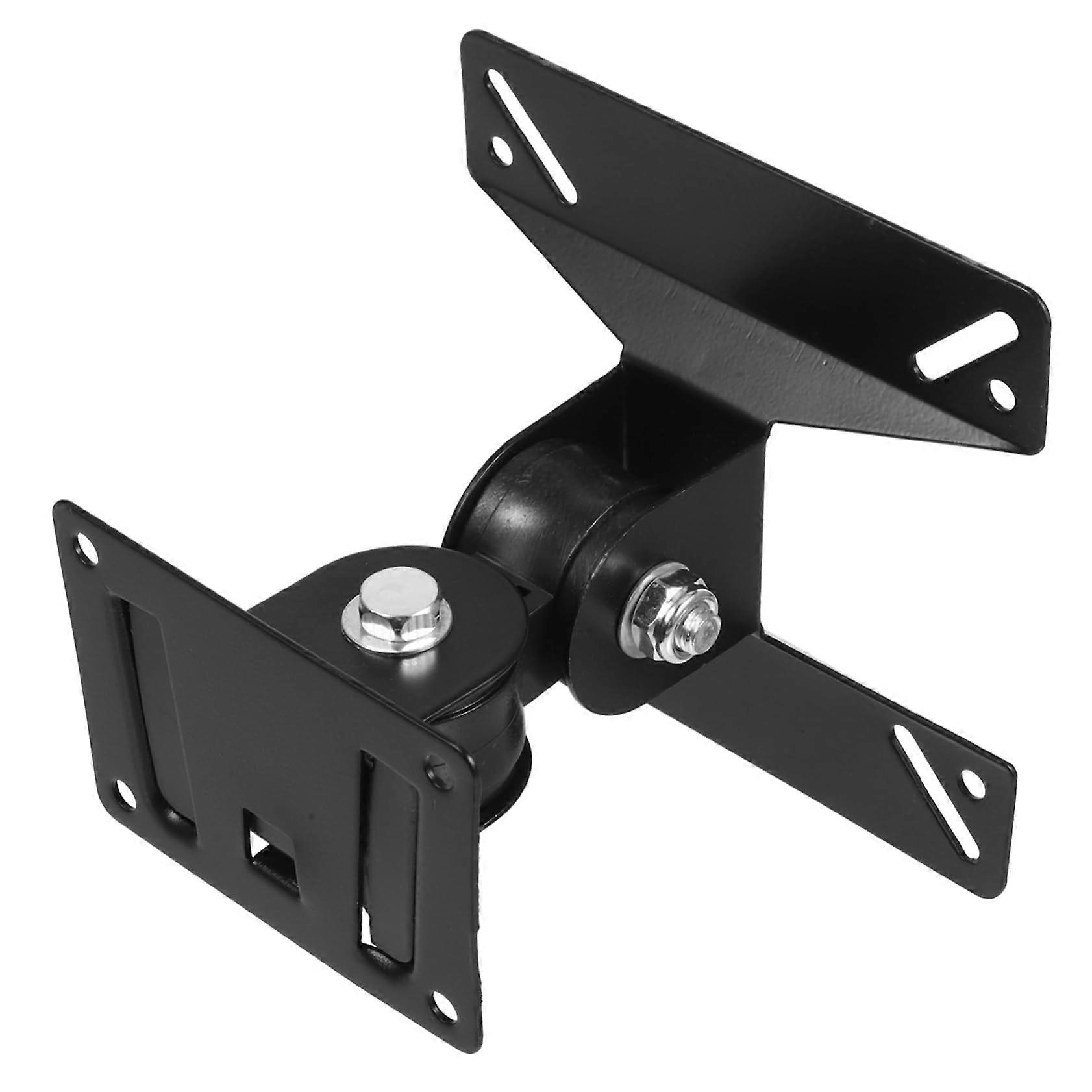 Heavy Duty Corner TV Wall Mount with Adjustable Viewing Angle SpaceSaving Black Iron Bracket