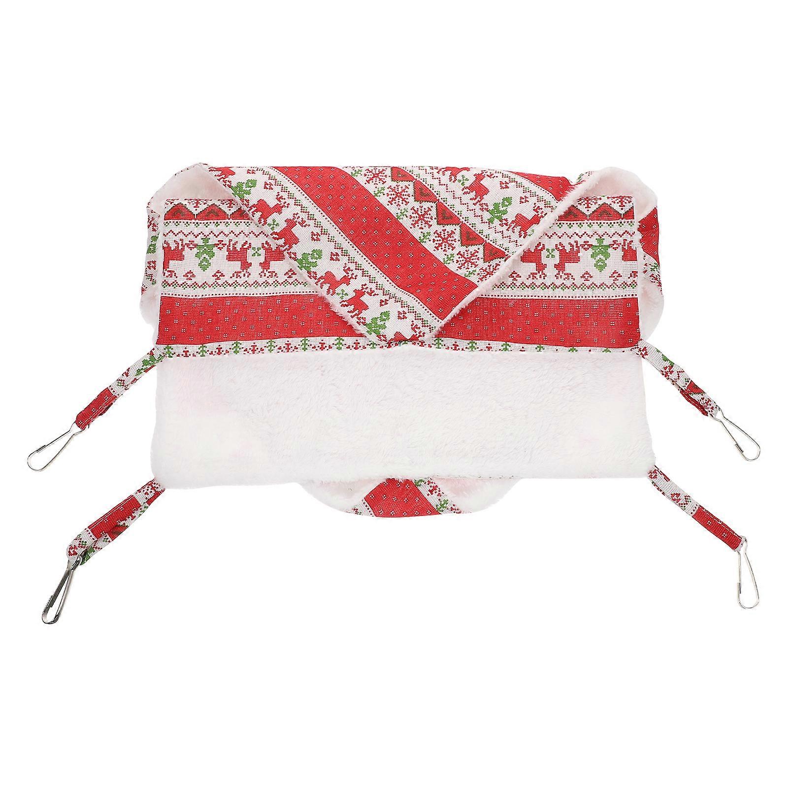 Double-Layer Pet Cage Hammock Durable Cotton Material Sleeping 1Pcs