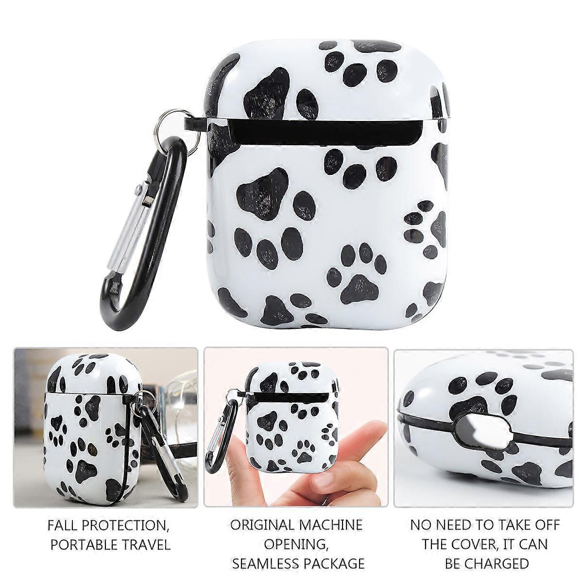 Wireless Earphone Case Compatible for AirPods 1 2 with Tpu Protection 2Pcs