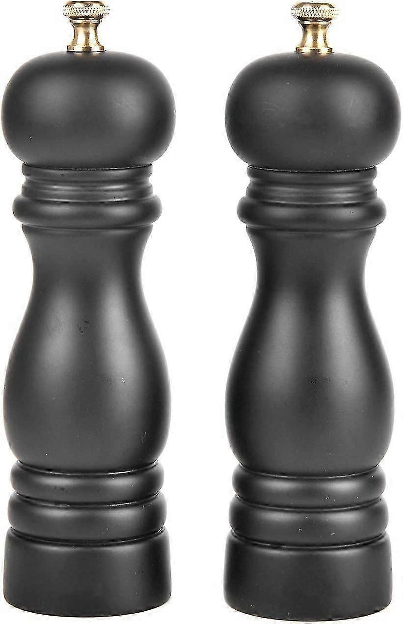 7 polegadas borracha pimenta moinho Shakers de pimenta com núcleo cerâmico 2 peças