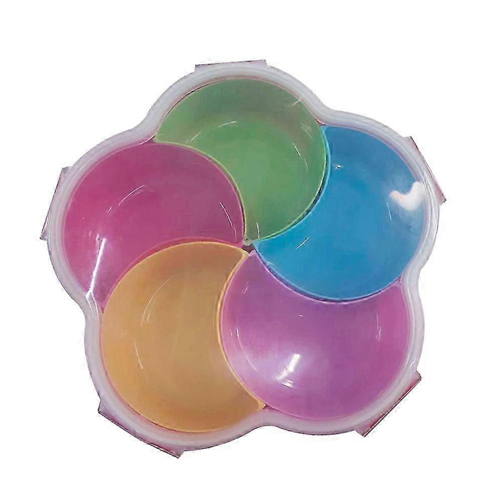 Creative Plum Blossom Pattern Snack Plate for Home Use