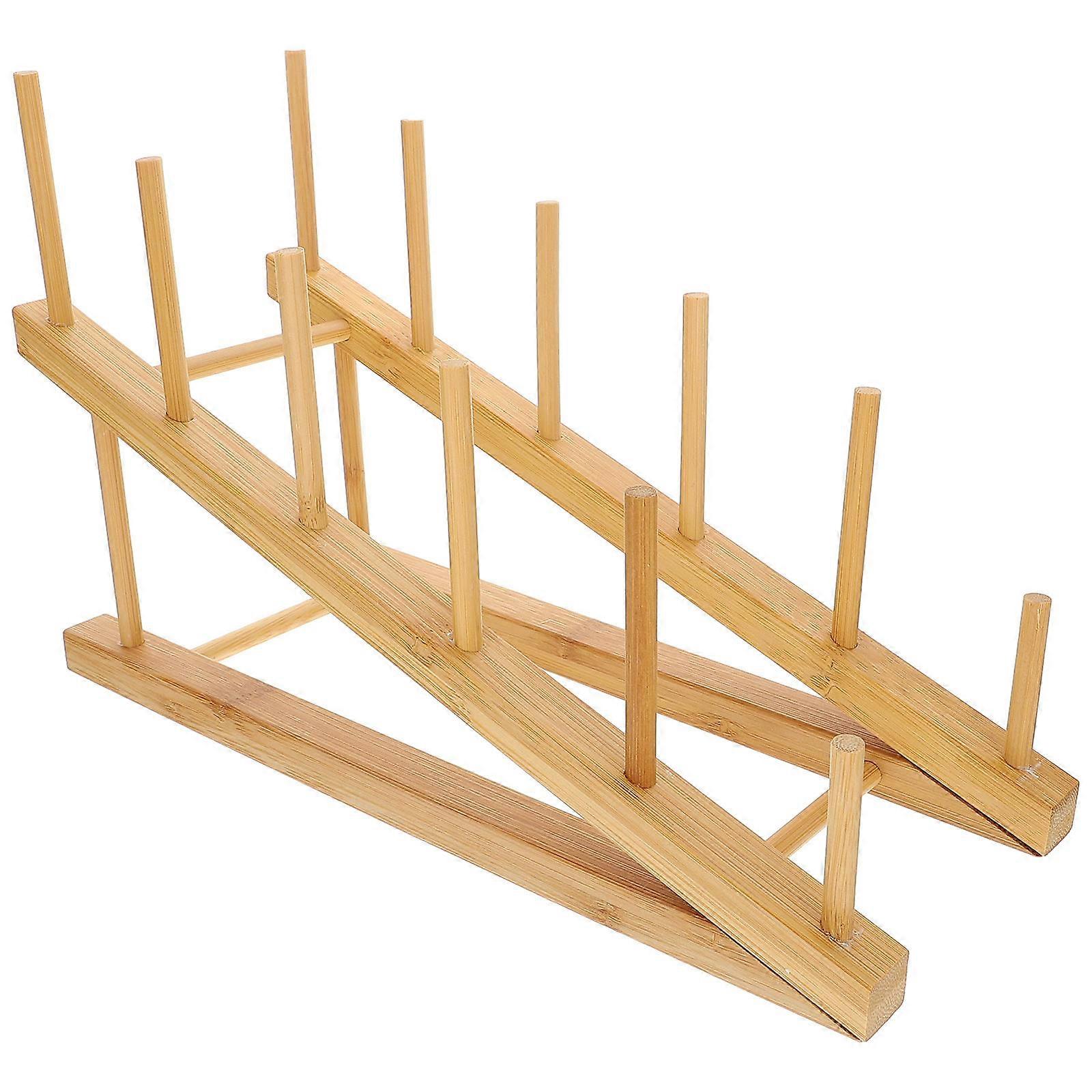 Cup Storage Shelf Plate Display Shelf Drain Rack for Kitchen Storage Using