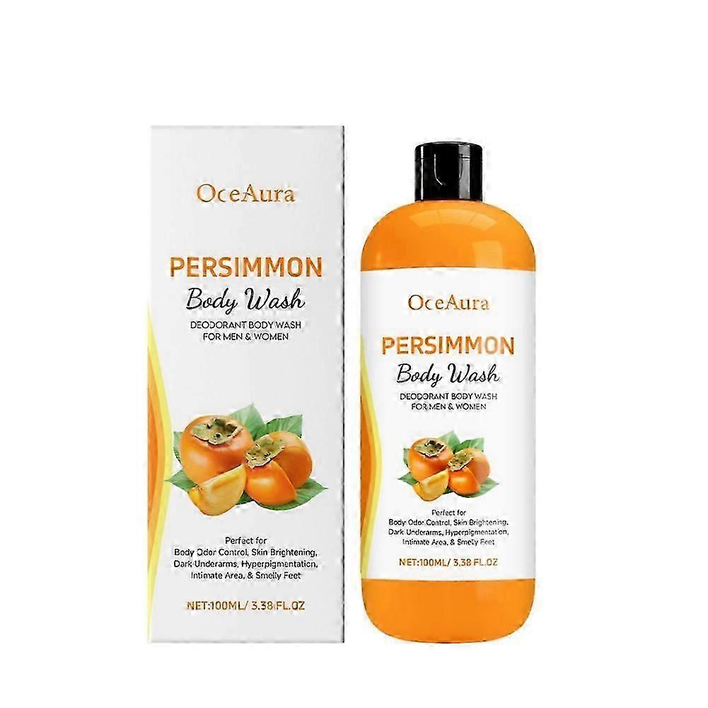 Persimmon dusjsåpe, naturlig deodorant for eldres kroppsluktkontroll