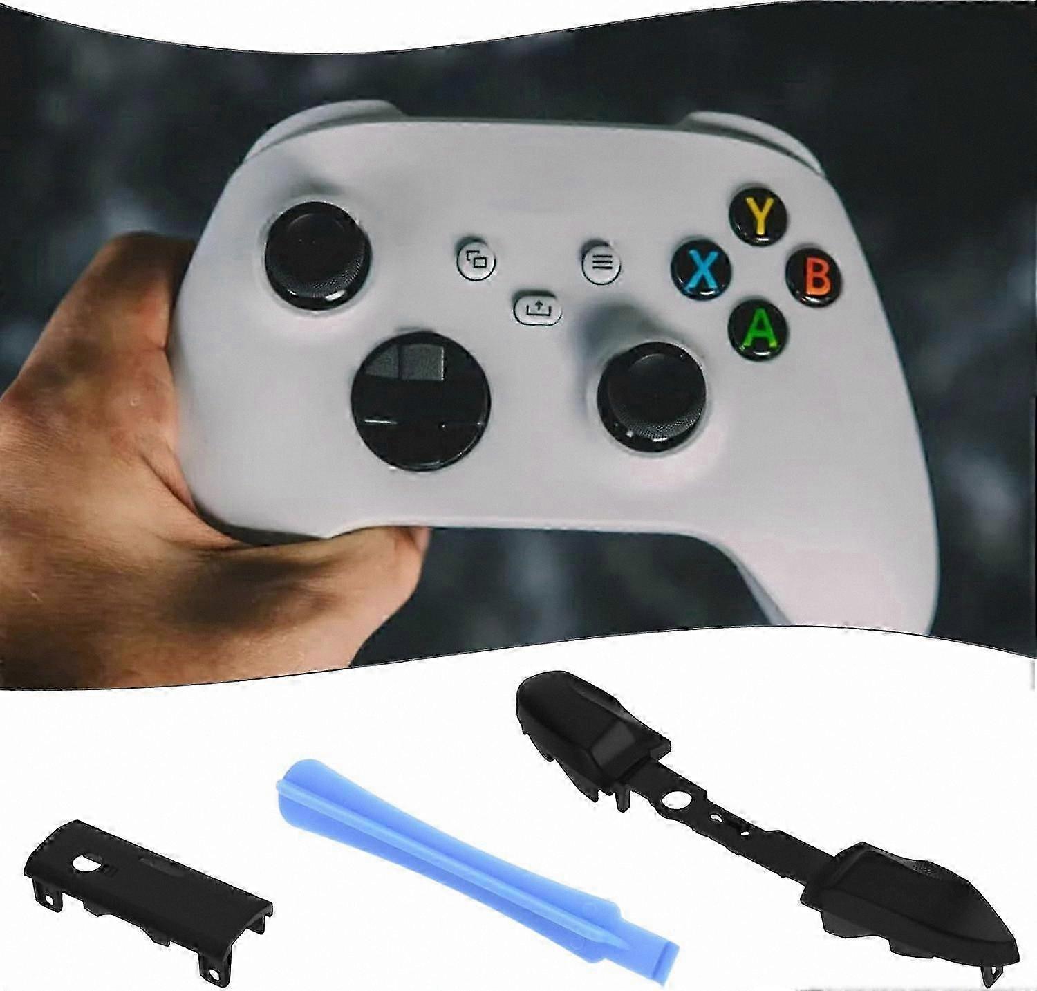 Dual Bumper Button Set with Screwdriver Tools for  Series X/S Controller Replacement