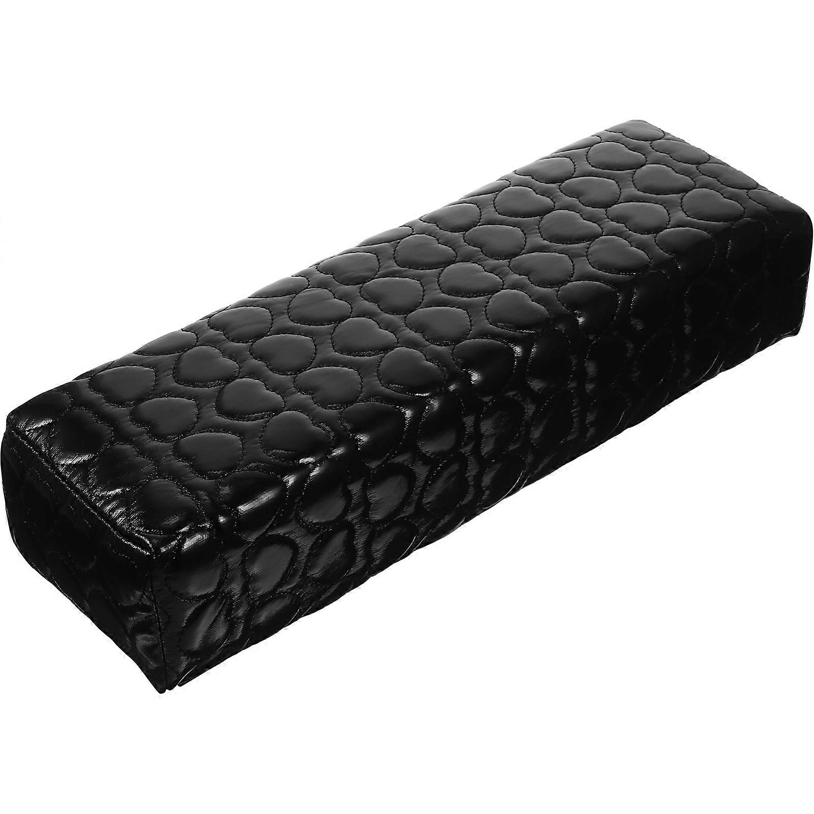 Coussin de manucure pour une utilisation confortable, repose-bras noir