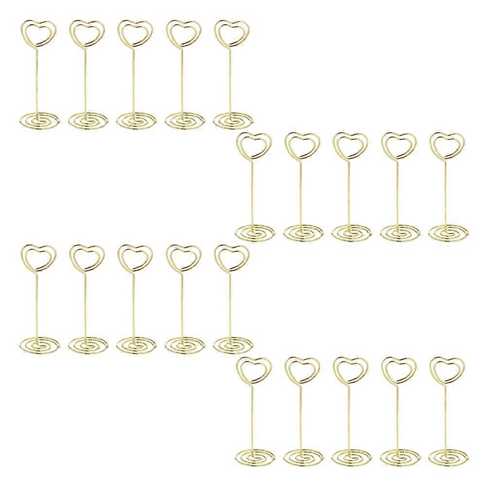 Decorative Card Clips Multi-Function Memo Holder 20Pcs for Desk Use