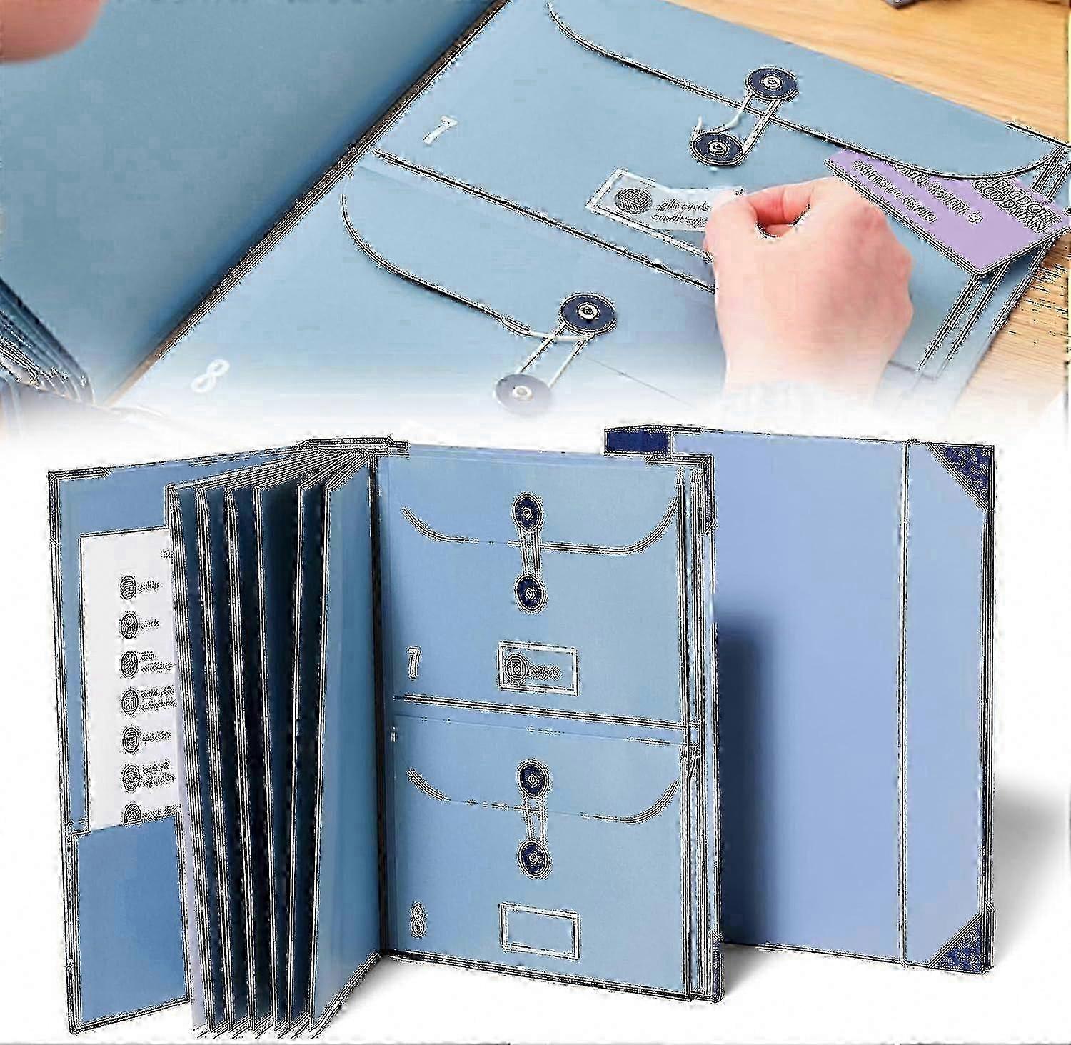 Emergency Preparedness Document Folio, Vital Papers Binder for Organization
