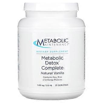 Metabolic Maintenance, Metabolic Detox Complete, Natural Vanilla, 2.3 lb (1.05 kg)