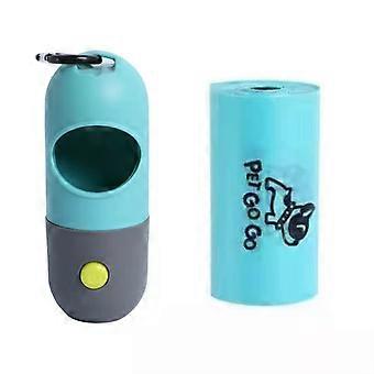 Pet Dog Poop Bag Dispenser with Hanging Hook Portable Travel Garbage Bags Pick D