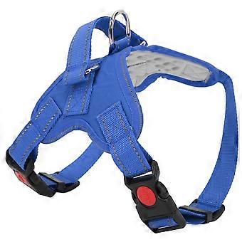 Imbracatura per cani Multifunzionale Riflettente Regolabile Oxford Panno Pet Saddle Harness per Cani PetsBlue S