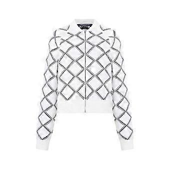 French Connection Womens/Ladies Checked Reversible Relaxed Fit Cardigan