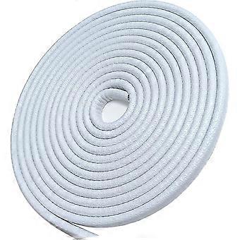 32ft(10m) Car Door Edge Guards No Glue Door Edge Guard Universal Fit White Rubber U Shape Car Door Guard Car