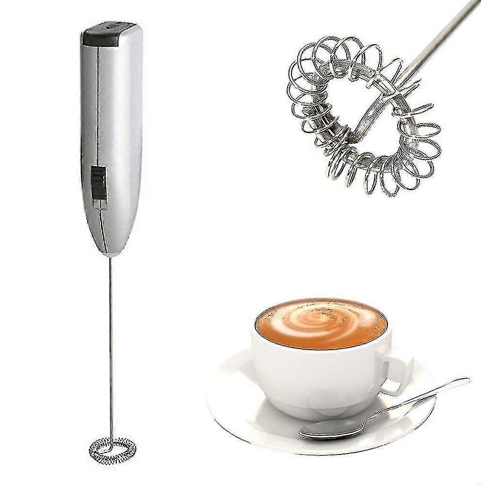 Hand Mixer Mini Electric Whisk, Silver
