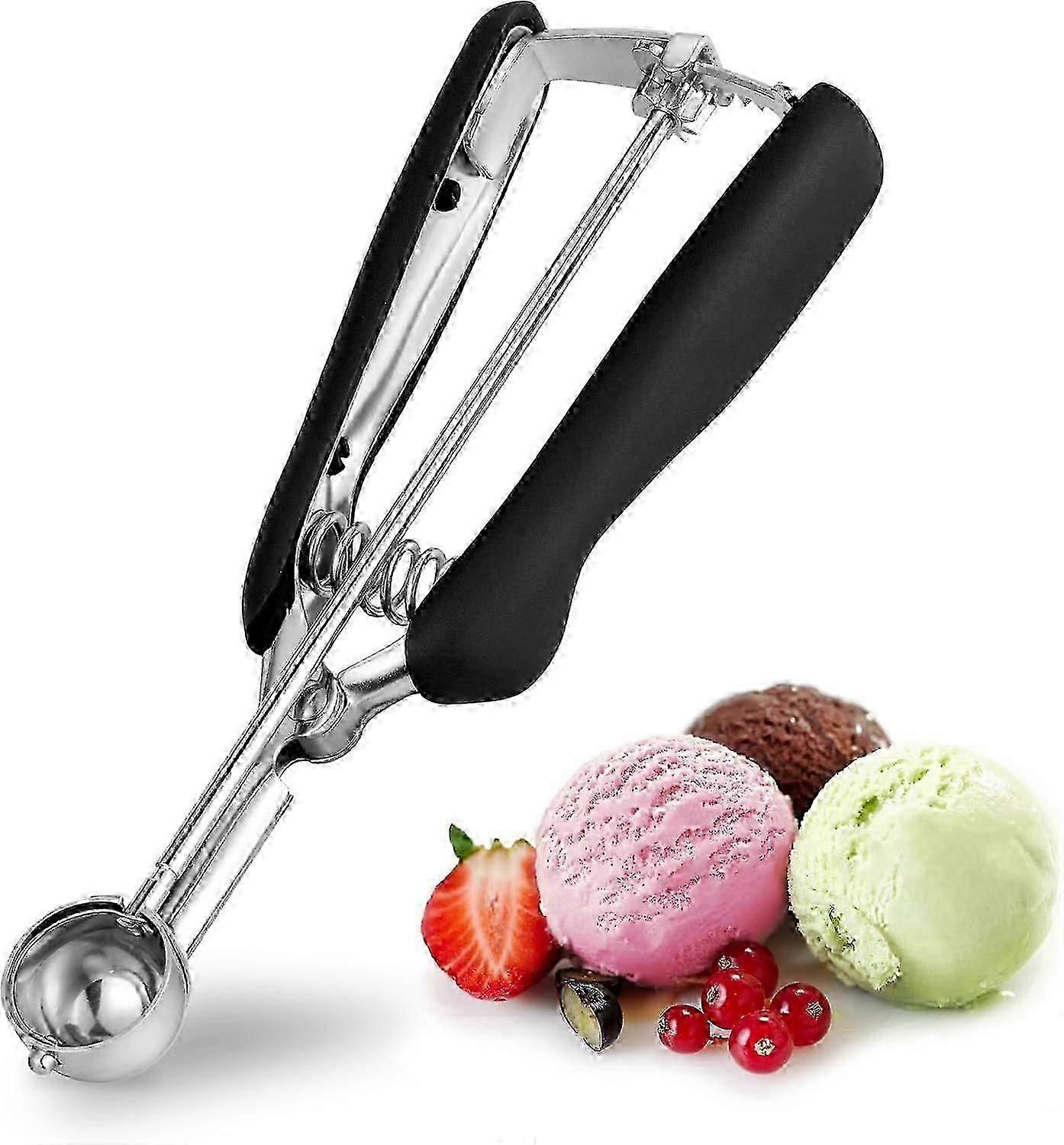 Cuillère à biscuits extra petite (1 cuillère à café), mini-cuillère professionnelle en acier inoxydable de 25 mm pour la préparation de crèmes glacées.