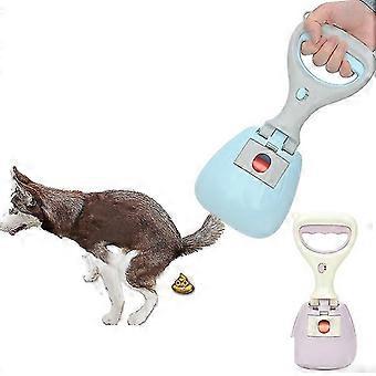 Leichter Hundekotaufnehmer aus ABS-Kunststoff, praktisches Werkzeug zum Aufsammeln von Hunde- und Katzenkot, für die Reinigung im Freien mit Müllbeuteln