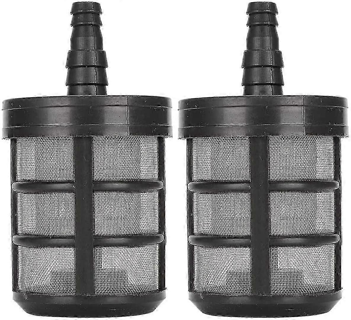 2pcs Garden Hose Filter, Water Pump Strainer Filter Stainless Steel Double Layer Encryption Strainer For Sprayers