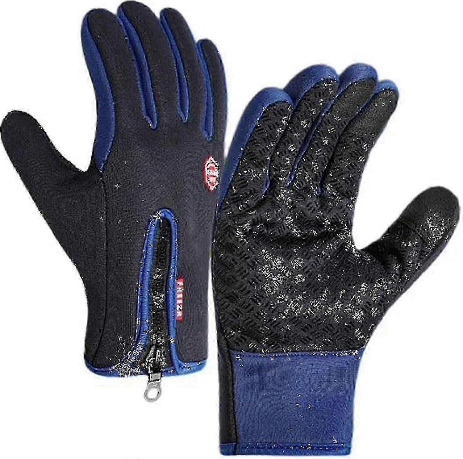 Freezer Thermal Gloves, Warm Winter Gloves Waterproof Touchscreen Function ID