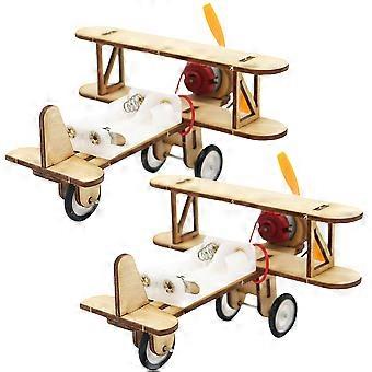 6 pcs  Wooden Assembly Plane Kids DIY Toy Simulated Assembly Model Toy DIY Wooden Plaything