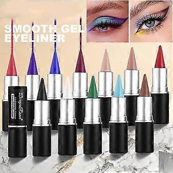 Colorful Liquid Eyeliner Pencil Waterproof Blue Red Black White Eye Liner Pen YTQ