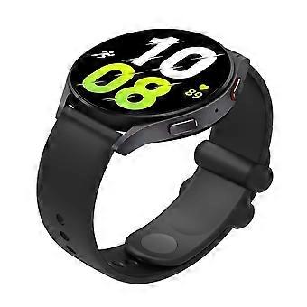 Watch Band 18mm Silicone Sport Strap, Quick Release, Sweat‑Resistant, Adjustable Fit Black for Garmin