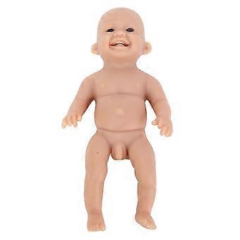 Miniature Silicone Baby Doll 6 Inch Soft Realistic Newborn Reborn for Kids Imaginative Play