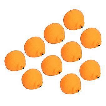 10pcs Squeeze Toys Lifelike Orange Squish Toys Cute Fruit Stress Relief Squishes Toy Interesting Decompression Toys Large Size 10cm / 3.9in