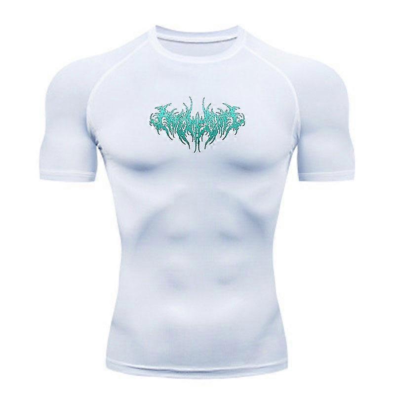 Men's Quick Dry Compression Athletic T-shirt, Styled Sharp T