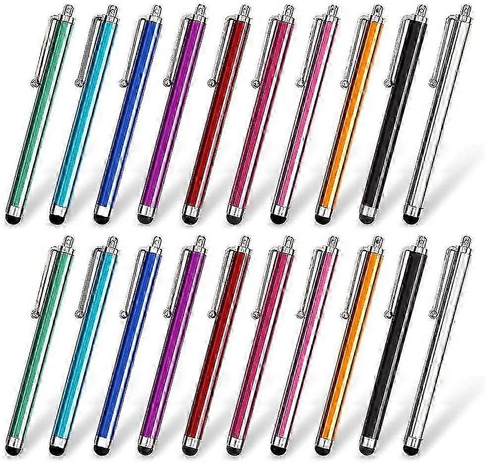20pcs Touchscreen Stylus Pen compatible with All Touchscreen Devices Random Color