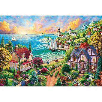 Village the Sea Jigsaw Puzzle VV106